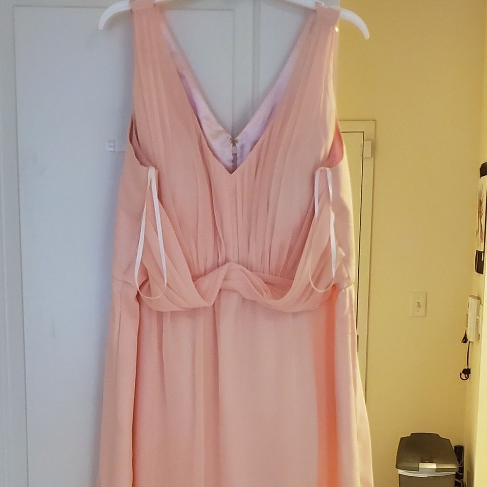 Blush Chiffon Dress